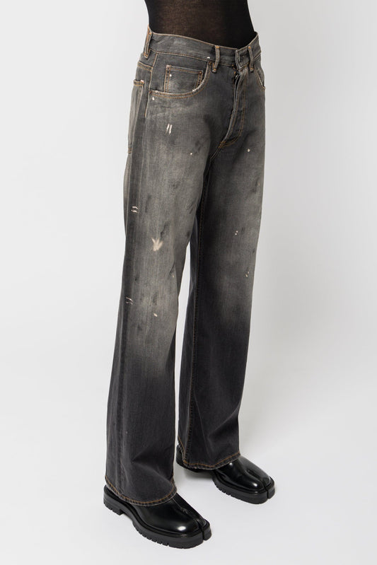 Acne Studios 2021M Trafalgar Denim Pants in Black side