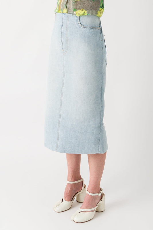 Acne Studios Bonded Denim Skirt SS25 side