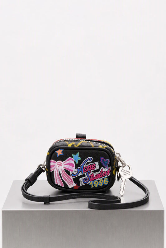 Acne Studios Punk Print Camero Clip with strap