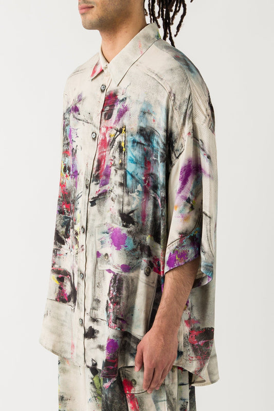Acne Studios Buttoned Shirt in Multicolor side