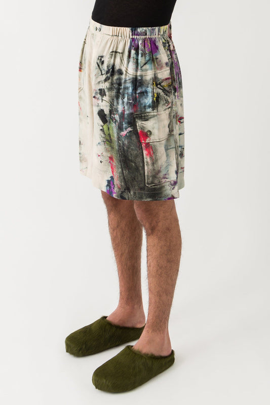 Acne Studios Shorts in Multicolor side