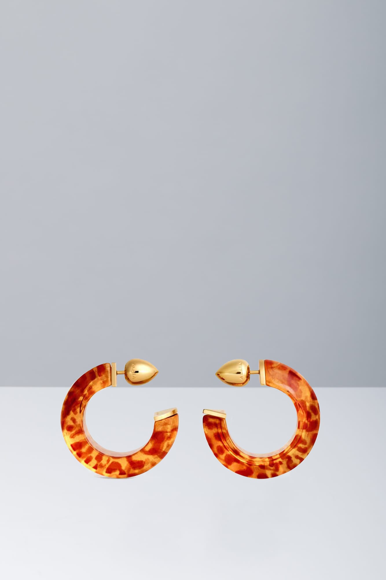 Alaïa Edge Hoops in Resin