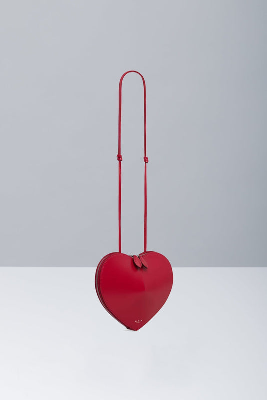 Alaïa Le Cœur in Red side