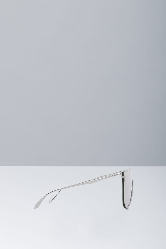 Alaïa Mask Sunglasses in Metal side