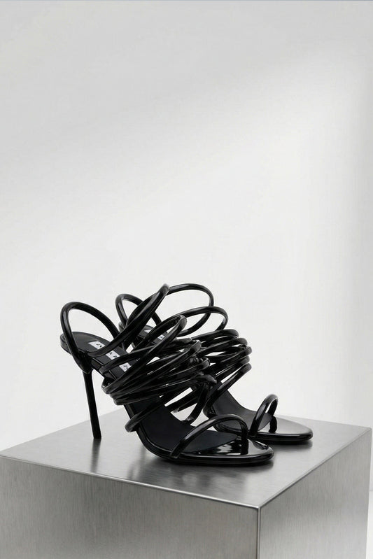 Alaïa Wrap Sandals side