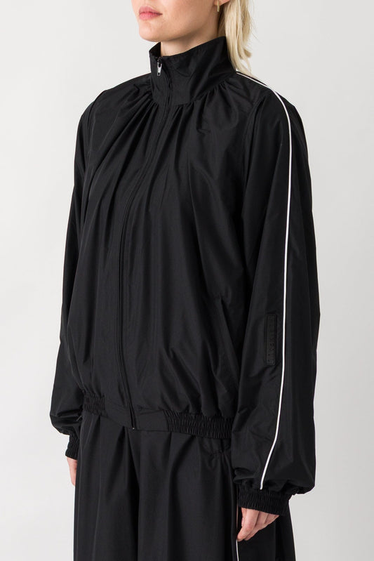 Alainpaul Gathered Neck Track Jacket side