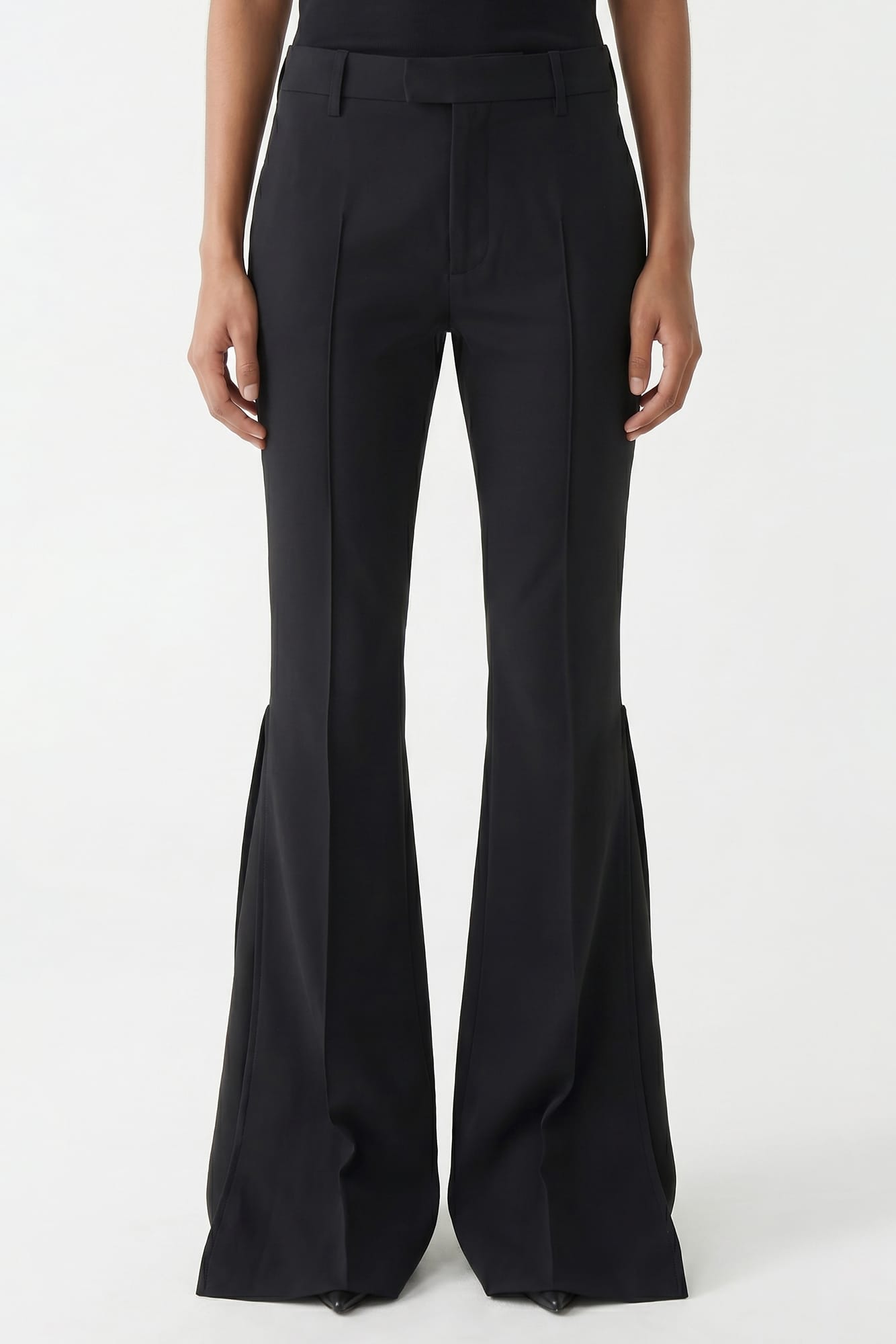Ann Demeulemeester Fie Bootcut Trousers In Black – Antidote