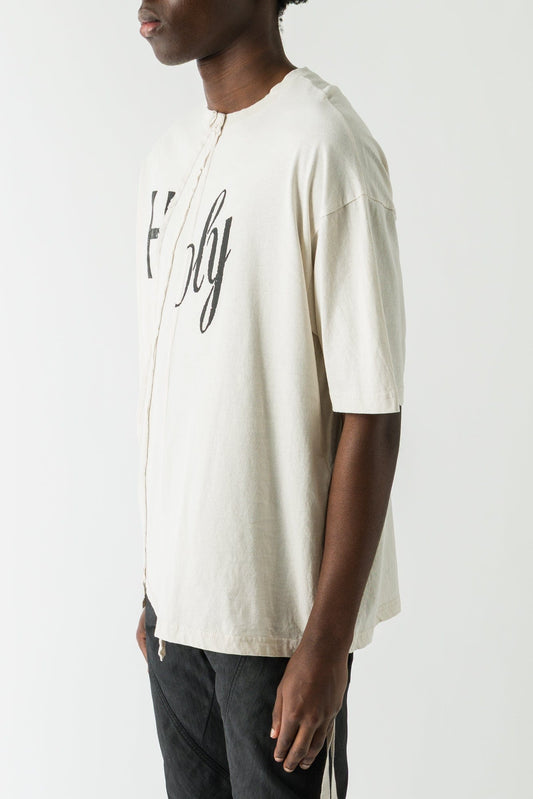 Ann Demeulemeester Frieke Printed T-shirt In Ivory side