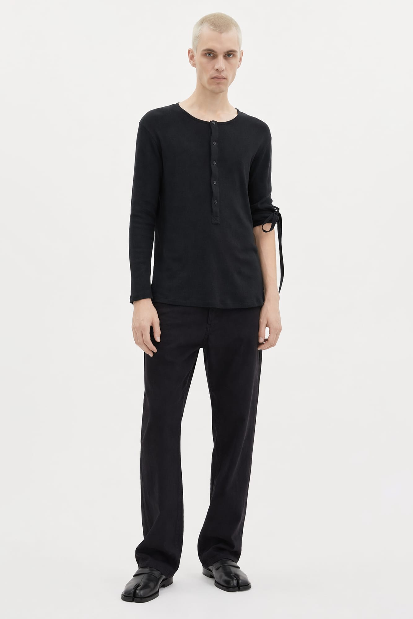 Ann Demeulemeester Ilyas Serafino Top SS26 full look