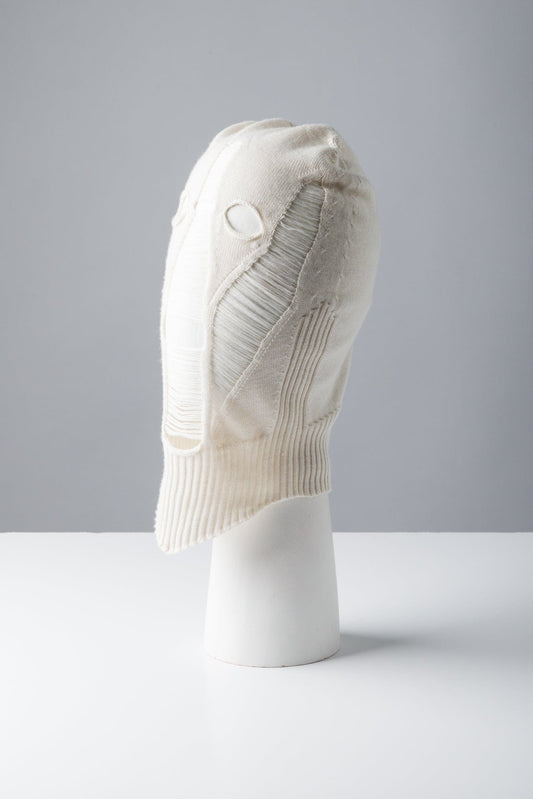 Rick Owens Skull Balaclava in Dinge SS25 side