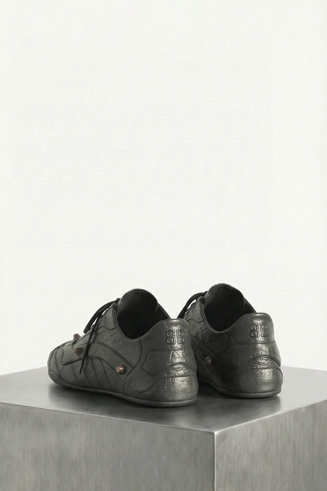 Balenciaga City Sneaker in Black and Brass SS26 back 2