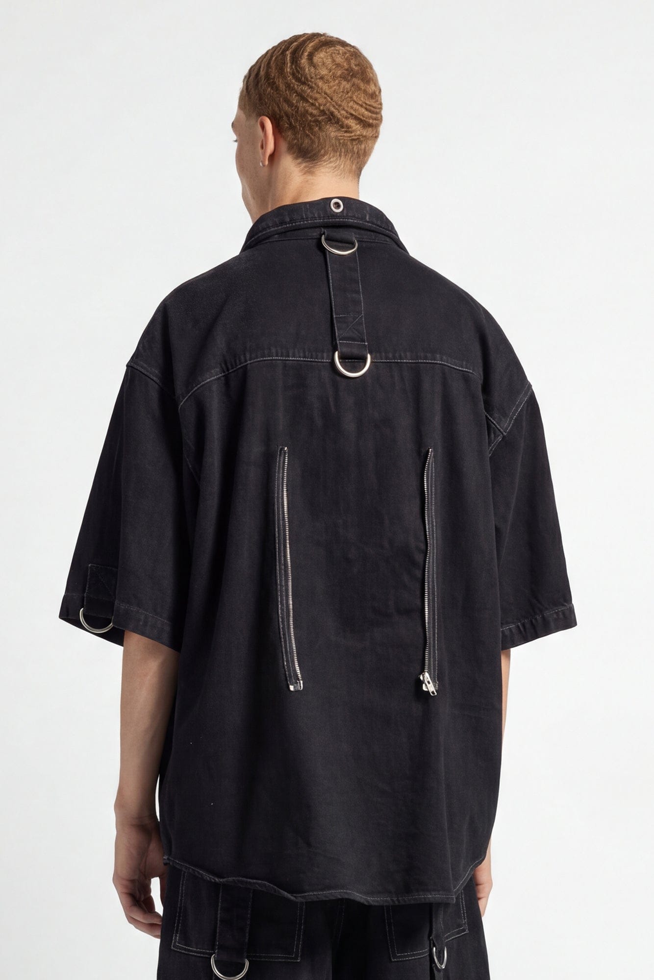 Balenciaga D-Ring Cargo Shirt back