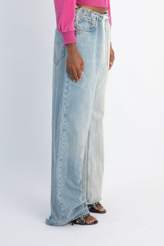 Balenciaga Fifty-Fifty Pants in Iced Blue side