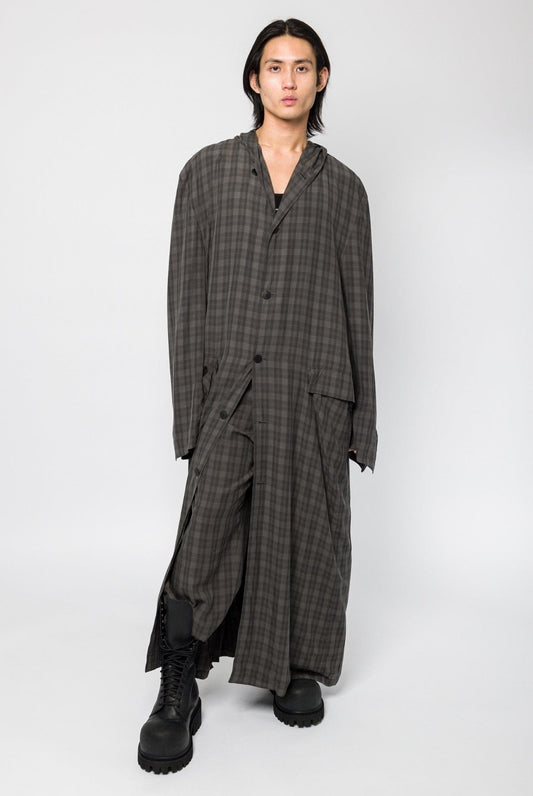 Balenciaga Fluid Prince of Wales Coat