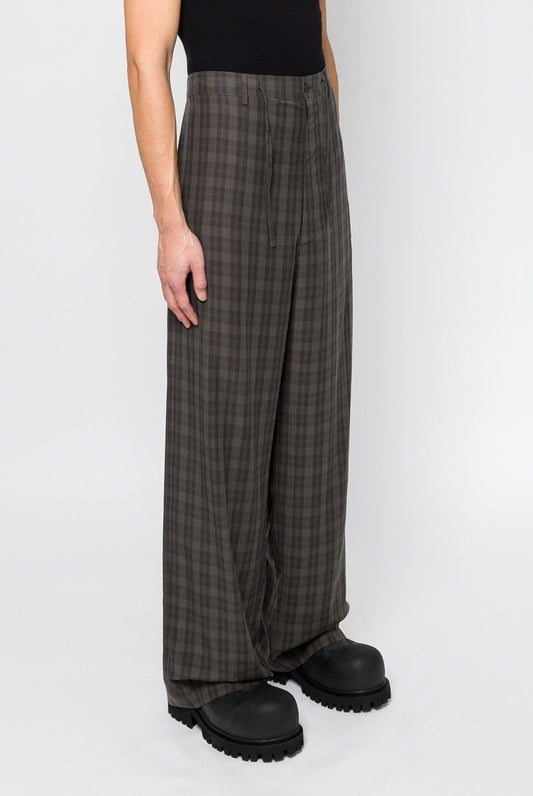Balenciaga Fluid Prince of Wales Tailored Pants