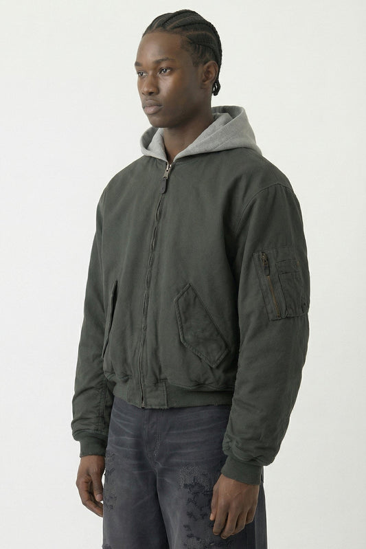 Balenciaga Hooded Bomber SS26 side