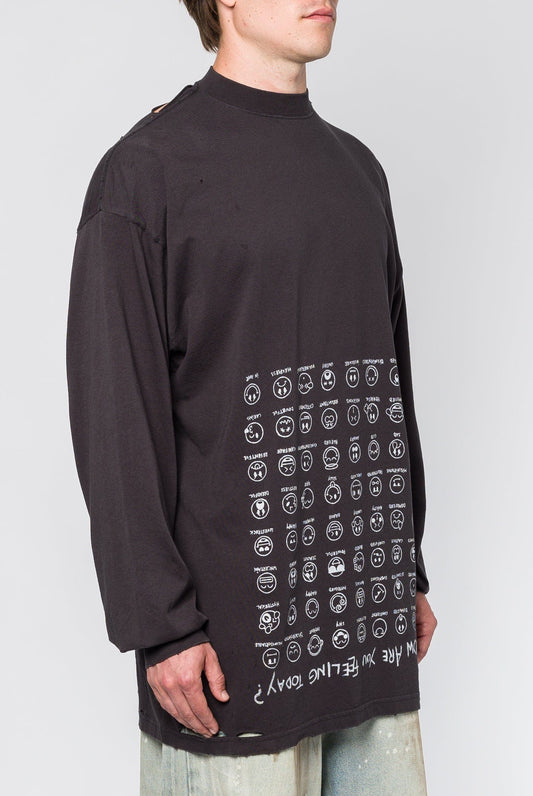 Balenciaga How Are You Feeling T-Shirt side