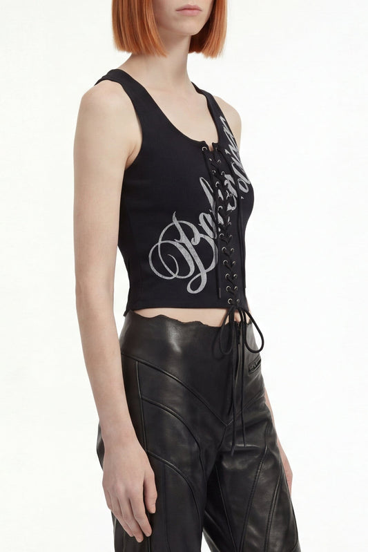 Balenciaga Lace-Up Top SS26 side