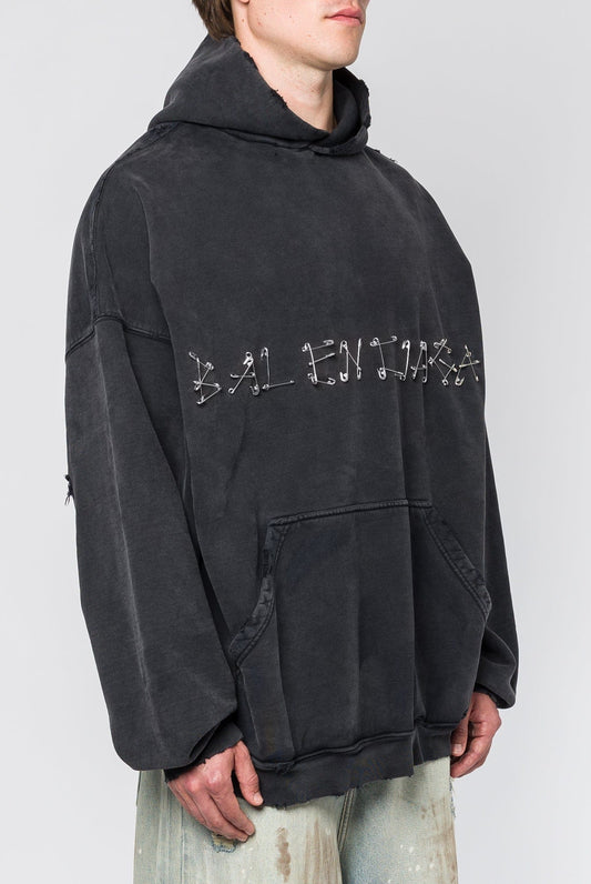 Balenciaga Safety Pins Hoodie side