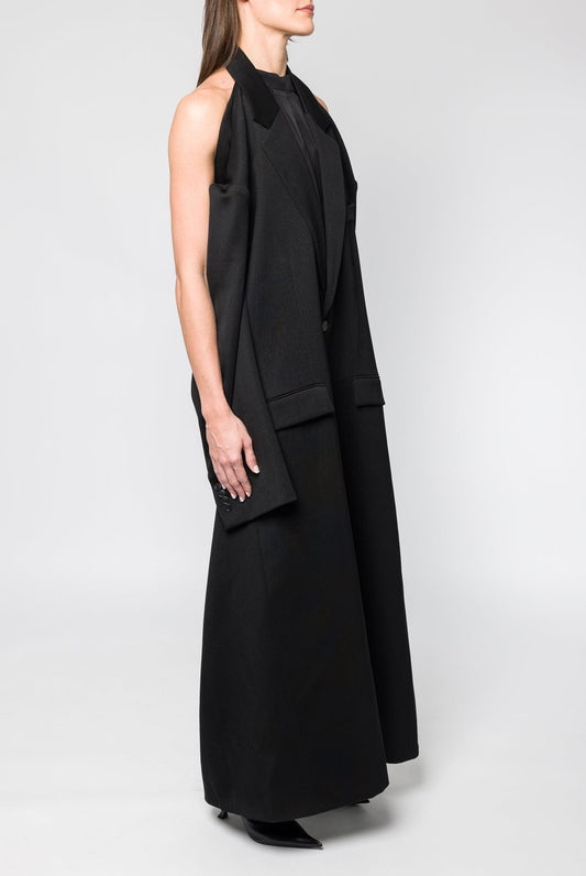 Balenciaga Suspended Coat Dress side