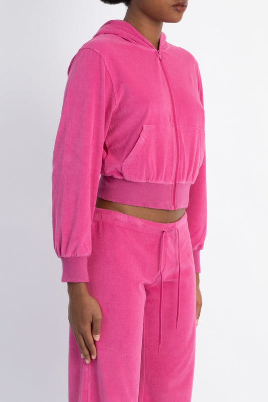Balenciaga Tracksuit Jacket in Pink side