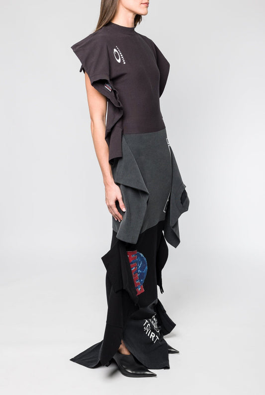 Balenciaga Twisted T-Shirt Dress side