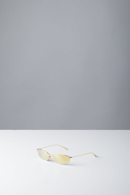 Balenciaga Invisible 2 Oval in Gold side