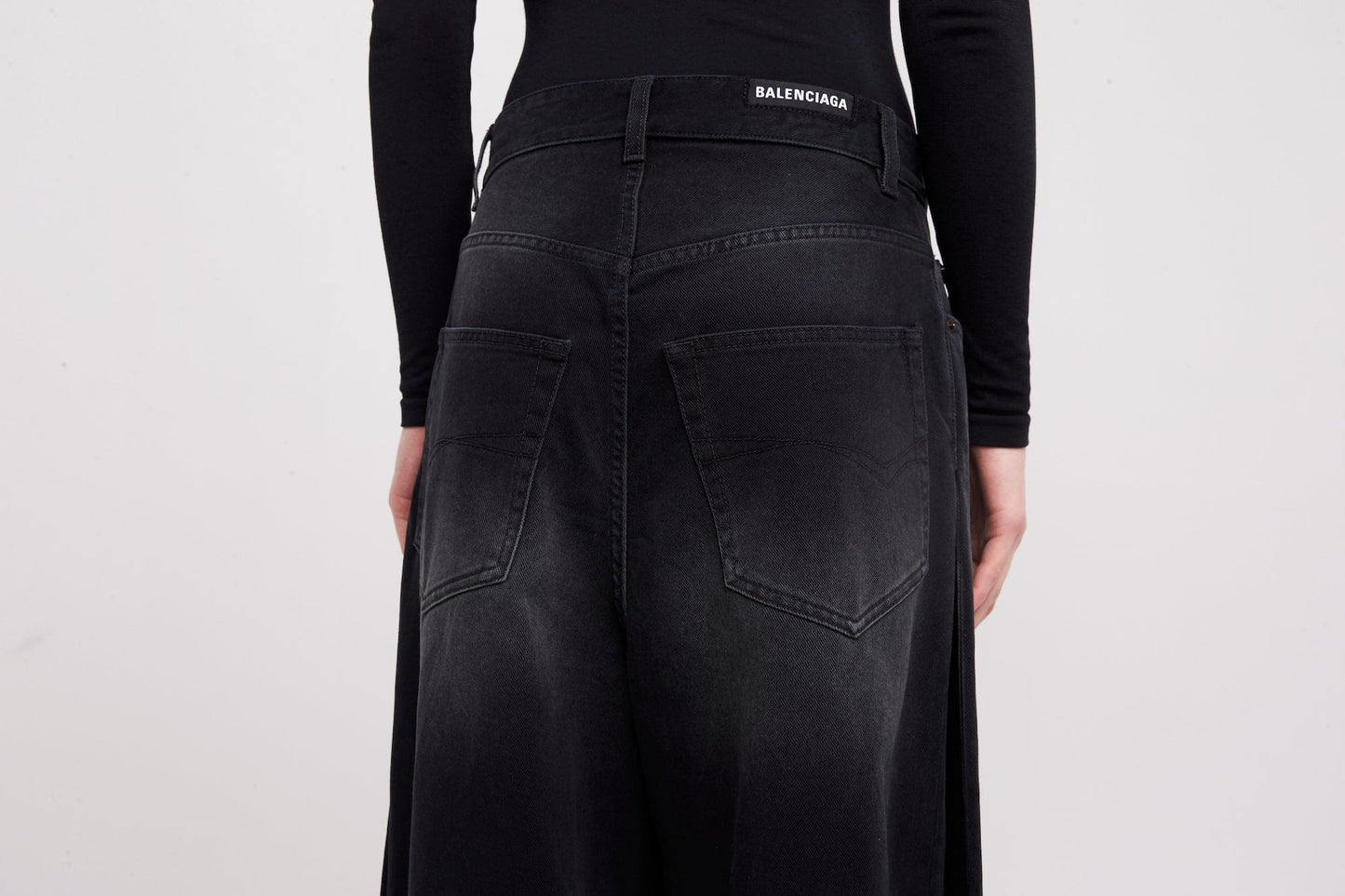 Balenciaga Double Front Pants detail