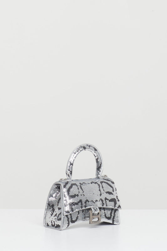Balenciaga Hourglass Sequined Bag XS angle