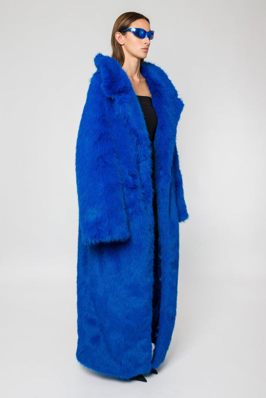 Balenciaga Off Shoulder Coat side