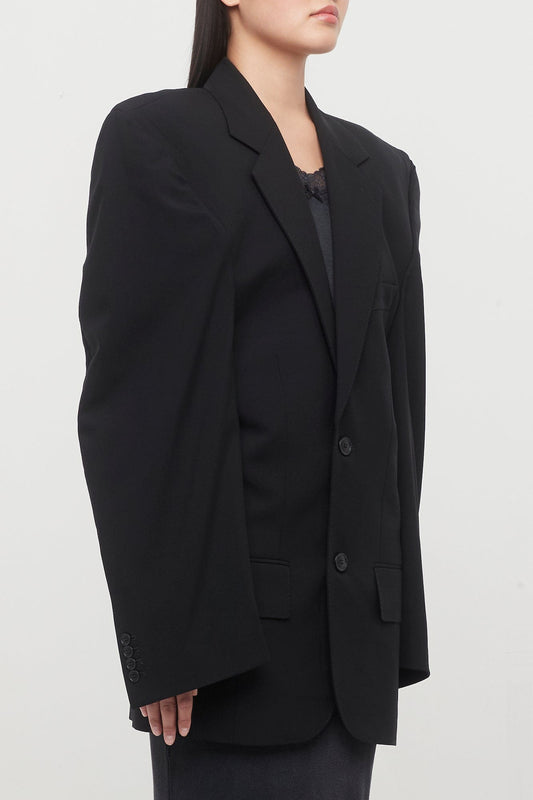 Balenciaga Cut Away Boxy Jacket side