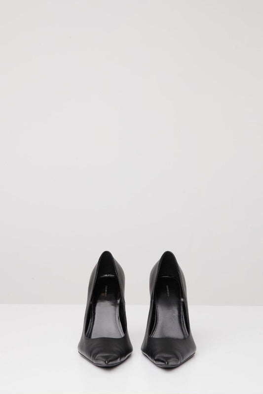 Balenciaga Honey Pump in Black Nappa front