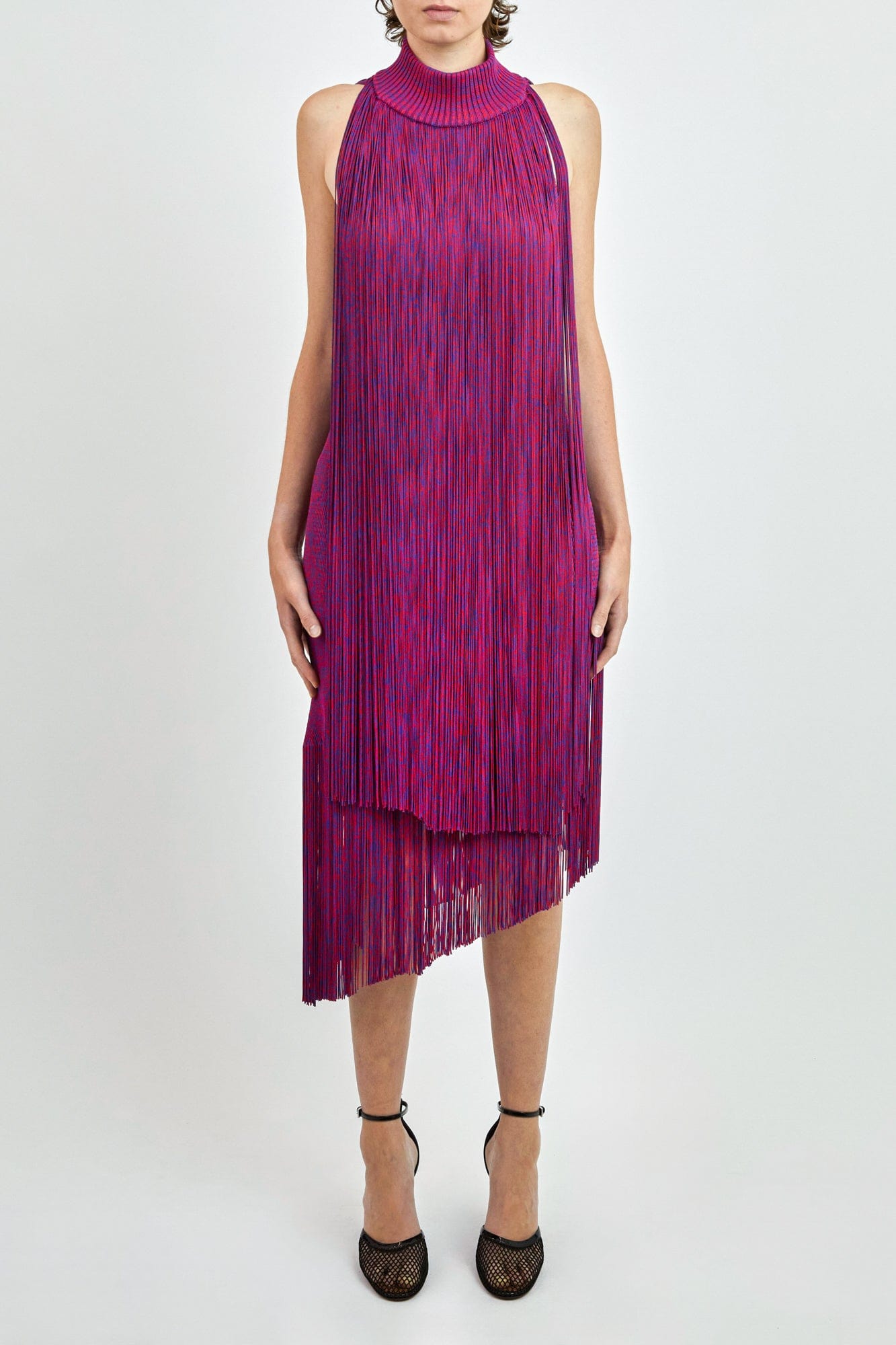 Burberry Fringe Sleeveless Dress in Knight/Pillar Antidote Fashion and Lifestyle Burberry Fringe Sleeveless Dress in Knight/Pillar Antidote Fashion and Lifestyle