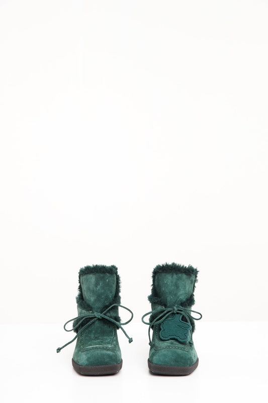 Burberry Mules in Shearling Vine front