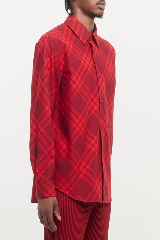 Burberry Ripple IP Check Button Down Shirt side
