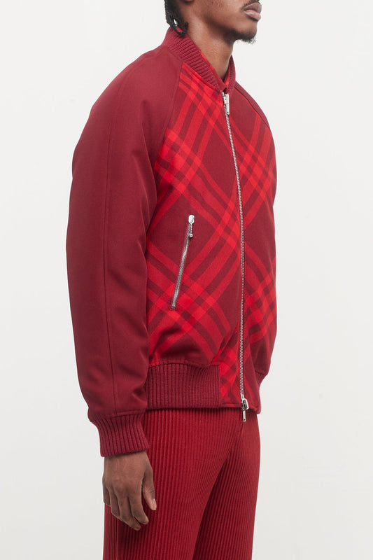 Burberry Ripple IP Check Bomber Jacket side