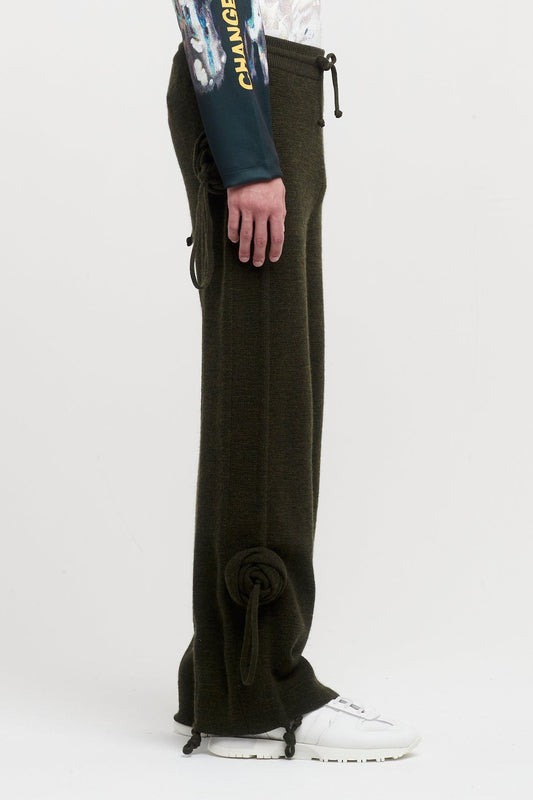 Burberry Rose Knit Casual Trousers side