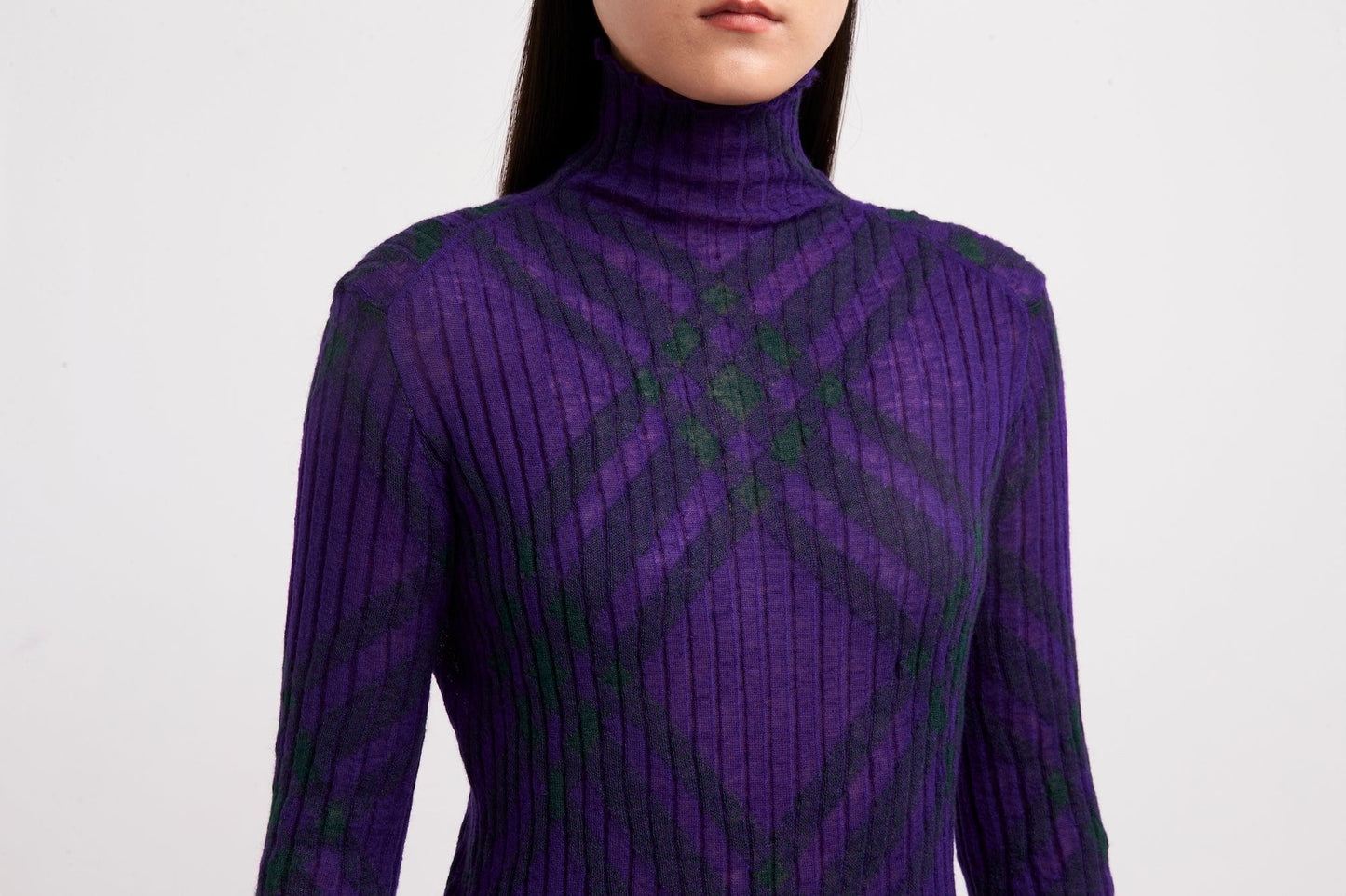 Burberry Royal IP Check Sweater detail