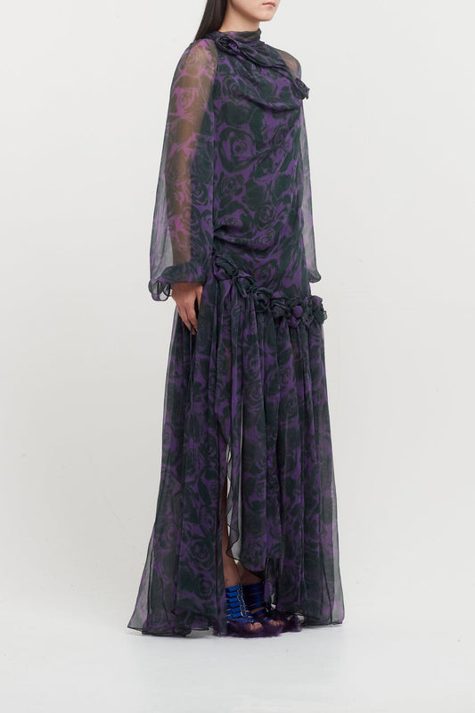 Burberry Royal IP Evening Dress side