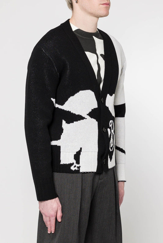 Burberry EKD Cardigan in Black side