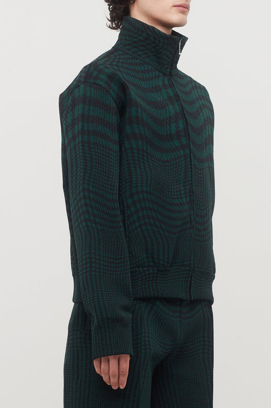 Burberry Ivy IP Pattern Zip Jacket side