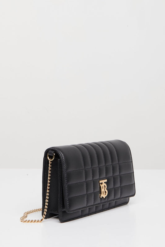 Burberry Lola Clutch QXC angled front