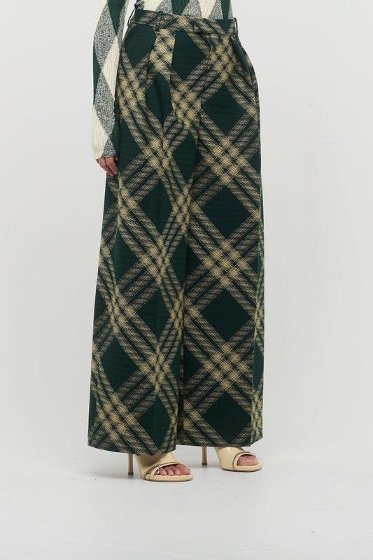 Burberry Primrose IP Check Belted Trousers side