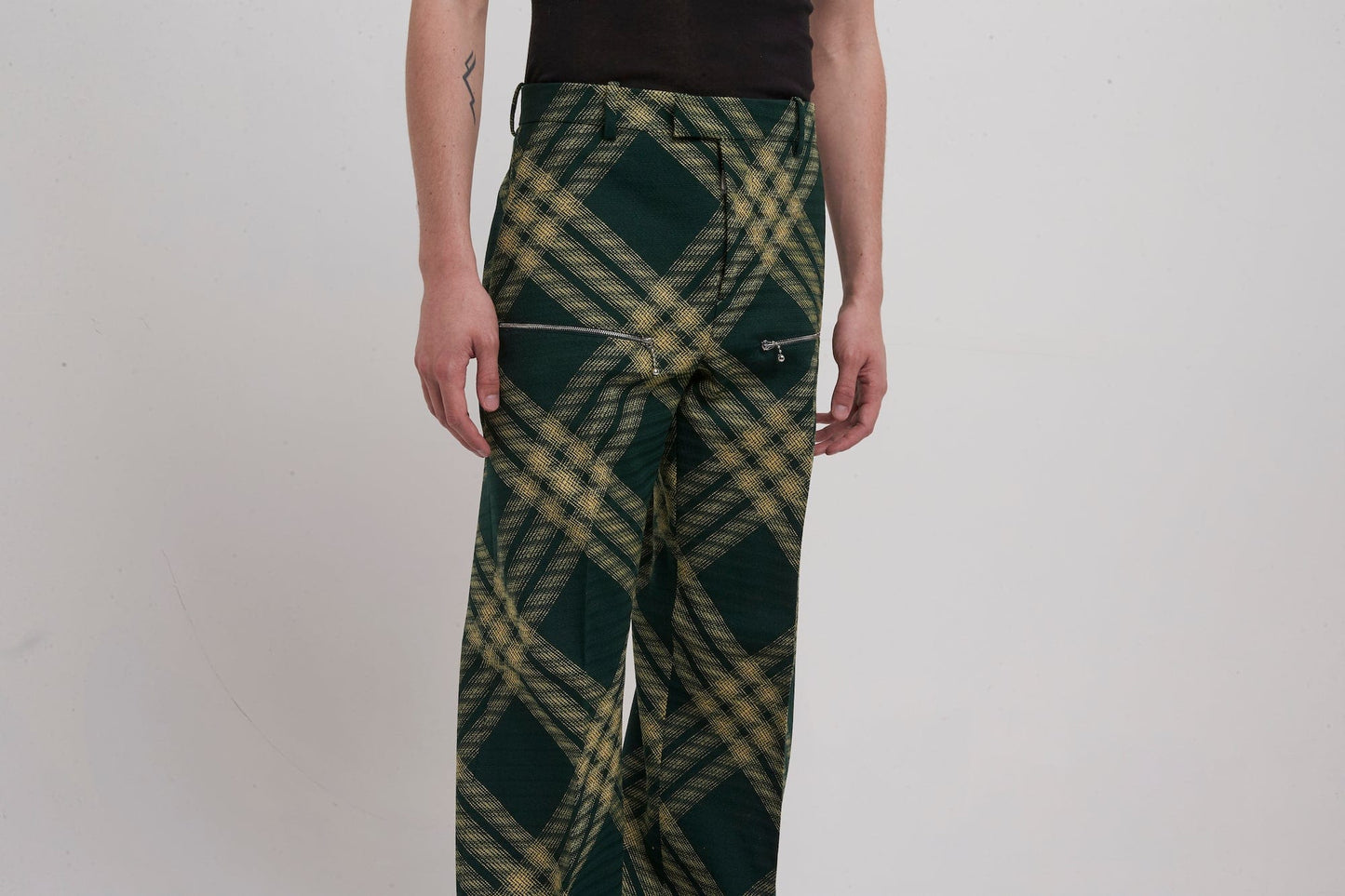 Burberry Primrose IP Check Trousers detail