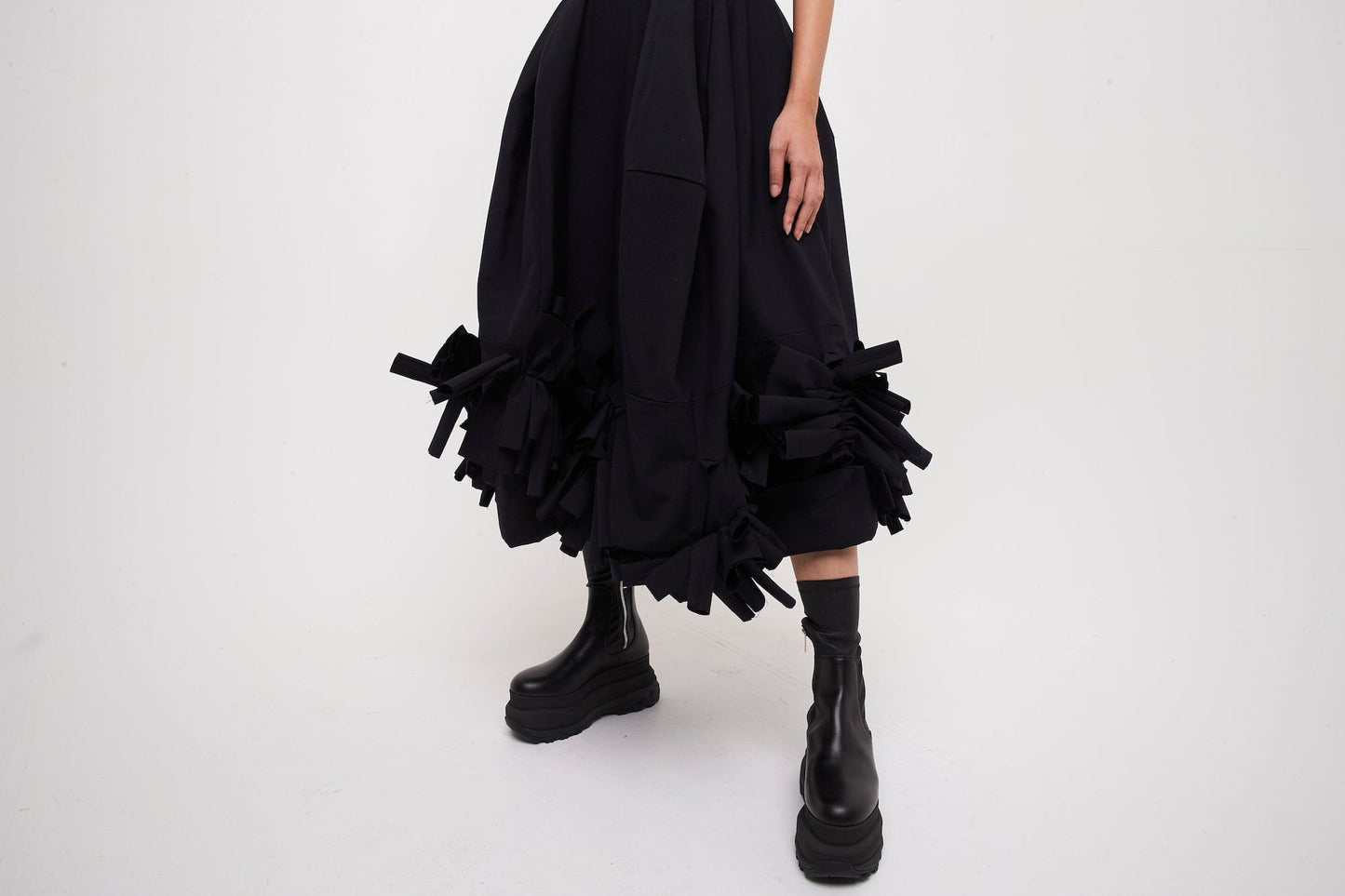 Comme des Garçons Tube Embroidery Dress detail