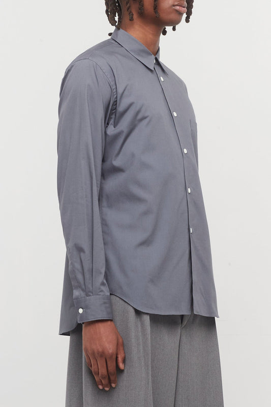Comme Des Garçons Homme Plus Suiting Button Down in Grey side