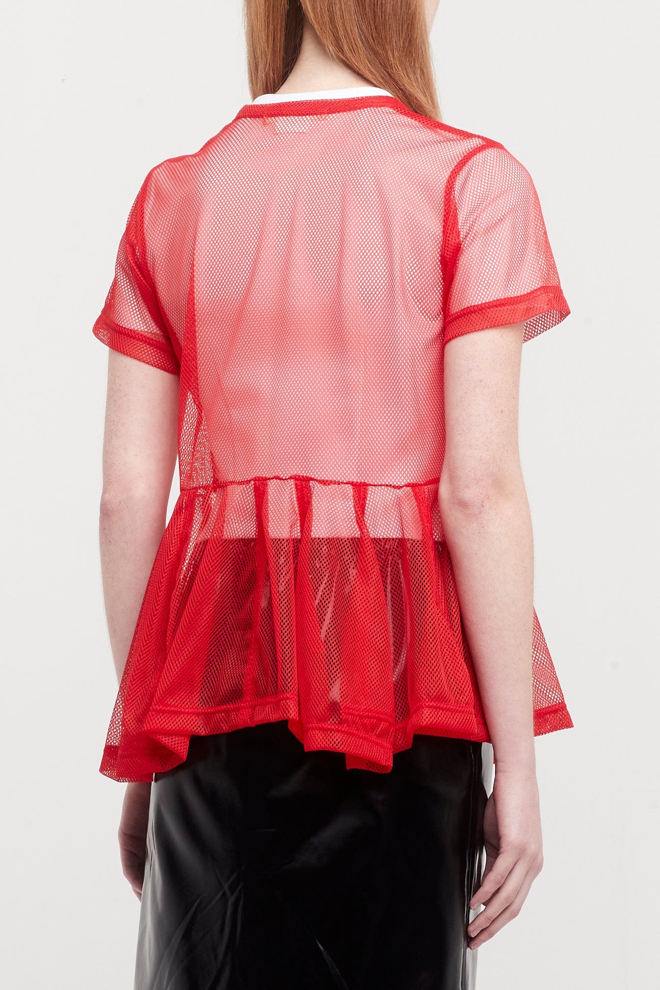 Comme des Garçons Short Sleeve Mesh Top back