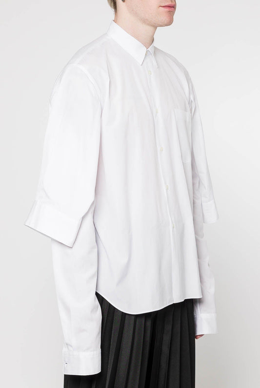 Comme des Garçons Homme Plus Layered Long Sleeve Shirt side