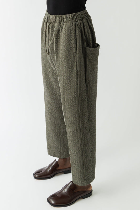 Craig Green Embroidered Linestitch Trousers side