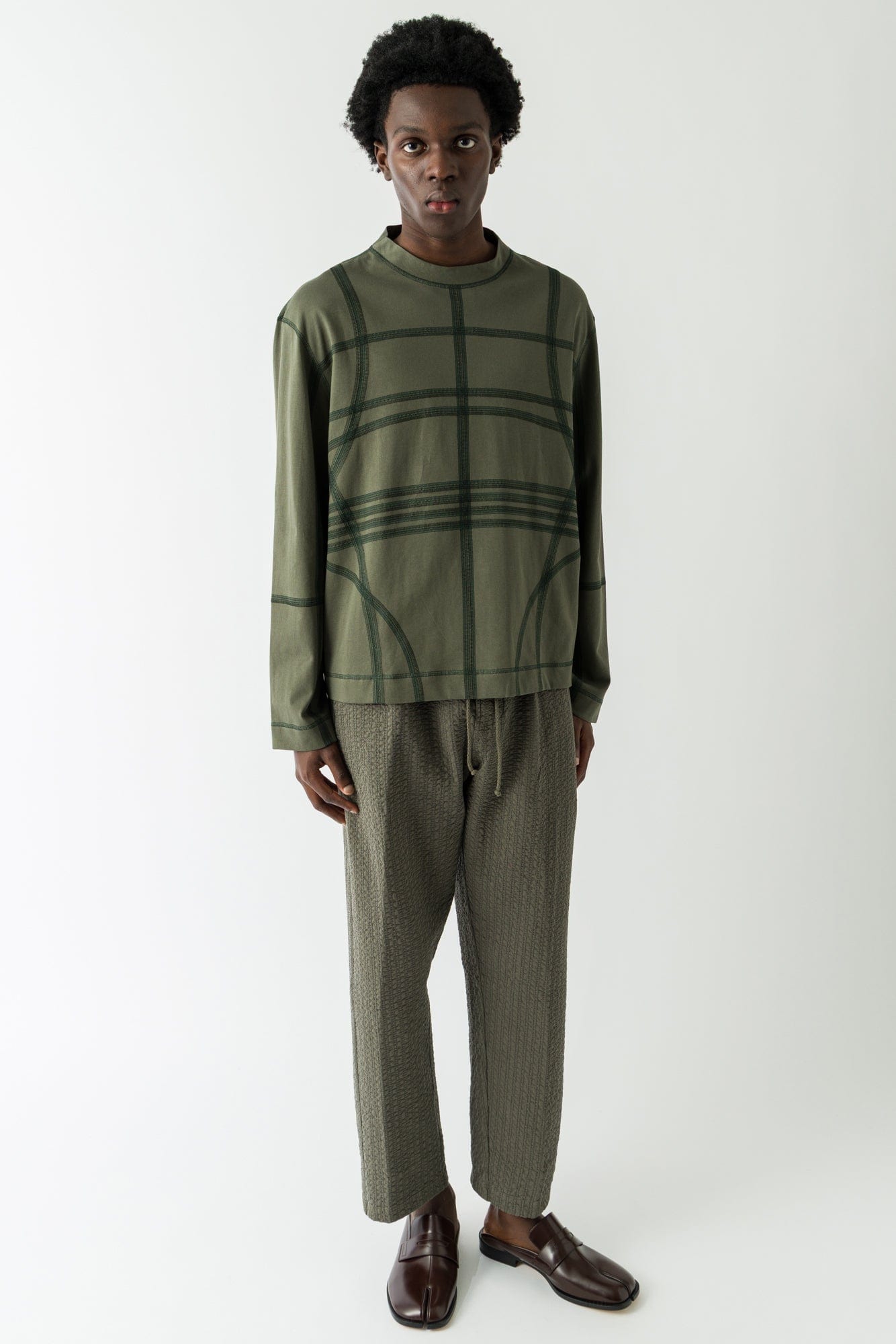 Craig Green Flatlock Long Sleeve T-Shirt full look